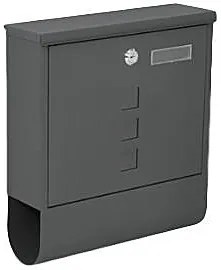 Poštová schránka RICHTER BK210 (antracit, čierná, hnedá), antracit matná, RICHTER antracit matná