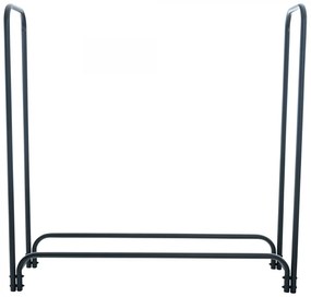 Stojan na palivové drevo Wilster 316789 - 120x120x36 cm, kov antracit