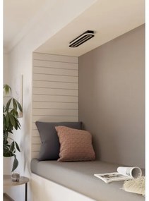 Eglo 901243 - LED Stmievateľné stropné svietidlo MACCHIONI LED/20W/230V čierna + DO