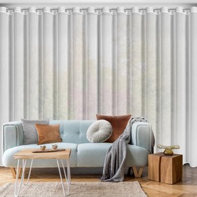 ZÁCLONA NA KRÚŽKOCH TULSA 350X250 CM BIELA