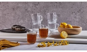 Altom Sklenený hrnček Venus 230 ml, sada 6 ks