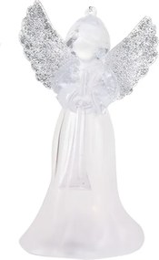Závesný anjel s LED, typ 2, 11 cm