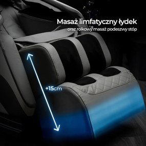 Masážne kreslo Visita Max (sivá) . Akcia -20%. Vlastná spoľahlivá doprava až k Vám domov. 1119183