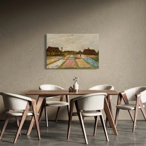 Obraz - Vincent van Gogh, Flower Beds in Holland, reprodukcia (90x60 cm)