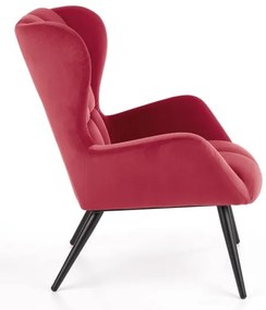 Kreslo CHATEU tmavočervené