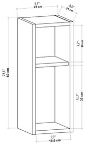 Nočný stolík TILMO antracit