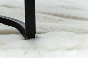 Koberec CURVY biely 11 Arches, prateľný