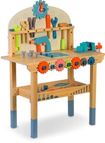 Detská drevená dielňa s náradím RK-876 | Ricokids