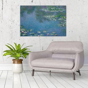 Obraz - Claude Monet, Water Lilies, reprodukcia (90x60 cm)