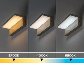 Rabalux 77219 - LED vonkajšie nástenné svietidlo ZARAGOZA LED/9W/230V IP54 béžová