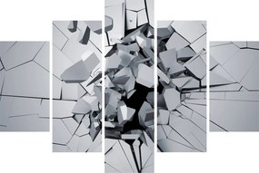 Obraz abstrakcie 3D (150x105 cm)