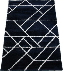 Koberec Boho 659 NAVY BLUE/CREAM rozmery koberec: 200x290 cm