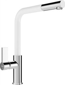 Mexen FLORA - Vysoká batéria/drezová, biela/chrómová, 670401-02