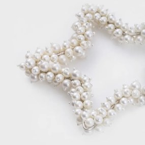 Závesná vianočná dekorácia PERLYN perlová 710599