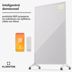 Klarstein Wonderwall Smart Bornholm, infražiarič, 60 x 100 cm, 800 W, aplikácia
