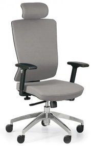 Kancelárska stolička NED F 1+1 ZADARMO, sivá
