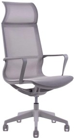 SEGO Kancelárska stolička SKY G HIGH GREY šedá sivá