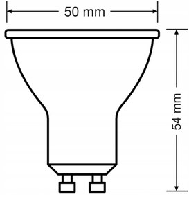 LED žiarovka Philips GU10 - 4,6 W - 390 Lm 36 ° - studená biela - CorePro Premium