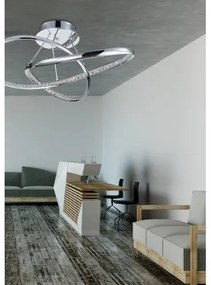 Dizajn krištáľ stropné svietidlo LUXERA 62426 MADD