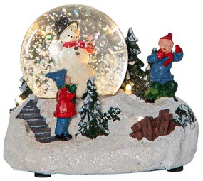 Eglo WINTERVILLE LED svetelná dekorácia vianočná guľa, 3× 0,06 W, 10 × 10 × 12 cm