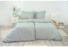 Stanex  obliečky Sivé bodky 100% Bavlna 140x200/70x90 cm