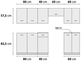 Kuchynská zostava: junona line 240