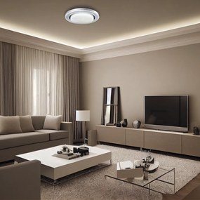 Stropné LED svietidlo Kelly, 1x LED 48w, 3000-6000k, b/s, s ovládačom