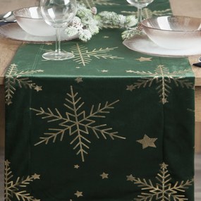 VIANOČNÝ BEHÚŇ NA STÔL ELEGANCE4 40X140 CM VZOROVANÝ