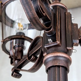 Orion - Vonkajšia lampa KENZO 3xE27/100W/230V IP44 bronz/patina