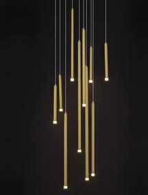 LED luster Trimle 50 zlatá