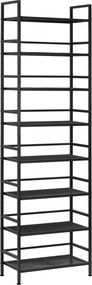 XXXLutz REGÁL NA TOPÁNKY, čierna, 59/196/30 cm PBJ - Online Only drobný nábytok - 000537003602