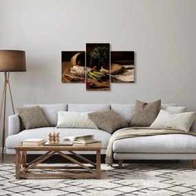 Obraz špargle na stole (90x60 cm)