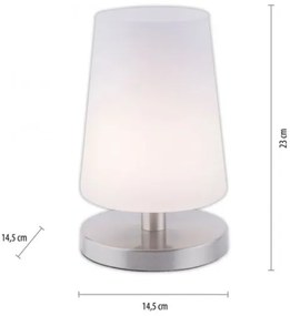 Paul Neuhaus 4146-55-LED Stmievateľná stolná lampa SONJA 1xG9/3W/230V matný chróm