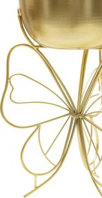Kovový kvetináč Farfy 40 cm zlatý