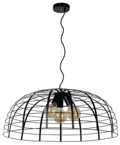 Lucide 45449/76/30 - Luster na lanku ELODIE 3xE27/40W/230V čierna