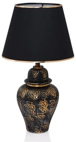 Stolná lampa 1xE27/40W/230V čierna