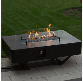 Planika Rio Table GAS - Vonkajší plynový krb 46x106 cm 10kW