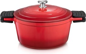 Hrniec s pokrievkou s nepriľnavým povrchom na indukciu 4.7 l Bordeaux - Tescoma