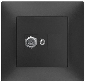 Zásuvka TV typ FF s rámčekom 1786-09