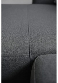 Tmavosivá variabilná rozkladacia rohová pohovka Bonami Selection Pop