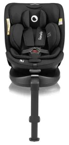Lionelo - Autosedačka so základňou otočná NAVY i-Size 40-150 cm čierna