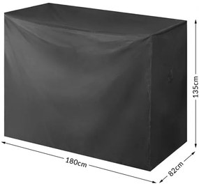 InternetovaZahrada Ochranný kryt na pivný set 180x82x135cm - antracit