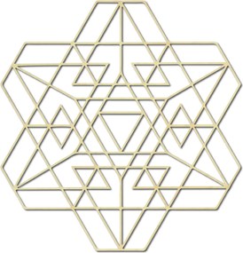 SENTOP | Stylesa Geometrický obraz na stenu z drevenej preglejky I SENTOP PR0334 preglejka