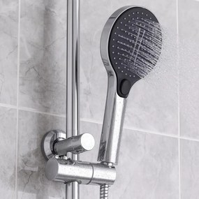 Erga Zumba, 3-funkčná ručná sprchová hlavica, chróm, ERG-YKA-BP.ZUMBA-CHR