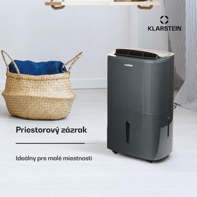 Klarstein DryFy20 Odvlhčovač vzduchu 420W 20l/d 230m³/h 35-50m² DrySelect 45dB Sivá