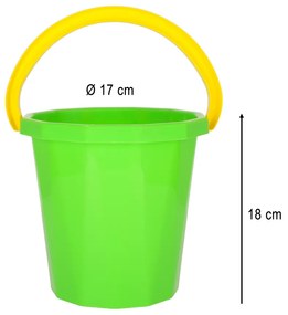 KIK DIPLO W-127 Hračky do pieskoviska vedierko lopatka hrabličky formičky 9el.