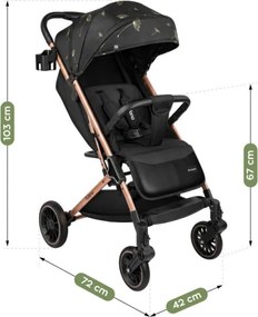 Športový kočík Lagos 35 Black / Gold