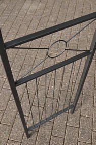 Oblúk na ruže Flexi s nastaviteľnou šírkou - Čierna