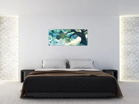 Obraz – Zelená koruna stromu života (120x50 cm)
