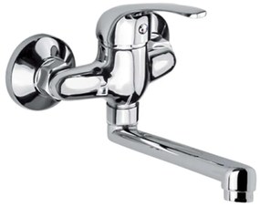 Mereo Mereo, Drezová nástenná batéria, Lila, s ramienkom plochým rovným 250 mm, chróm, MER-CBEE302A01